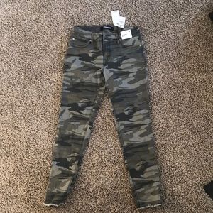 Camo skinny jeans from Express